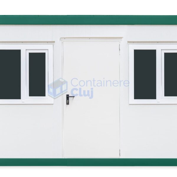 container birou cluj 4metri 2geamuri verde