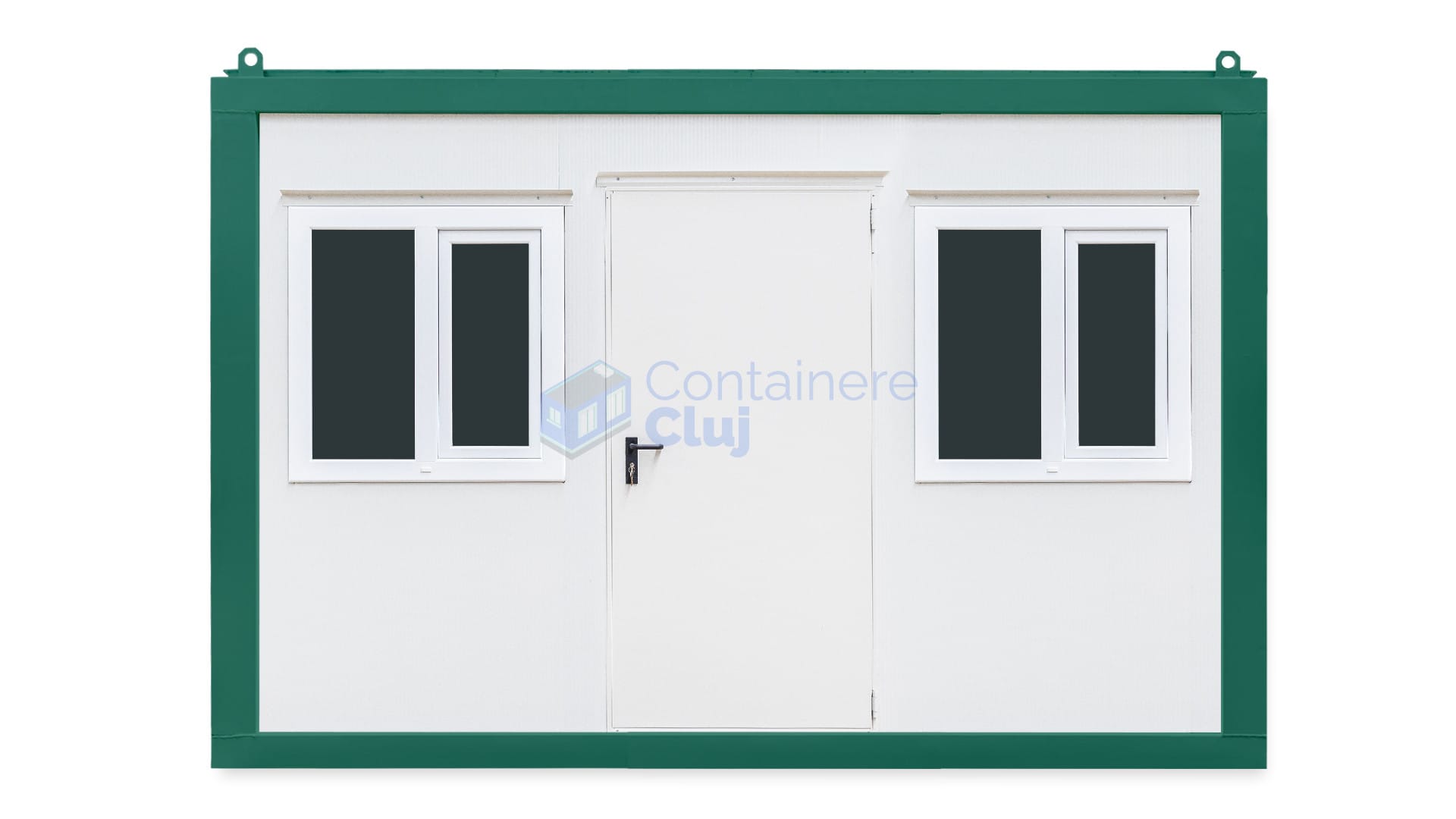 container birou cluj 4metri 2geamuri verde