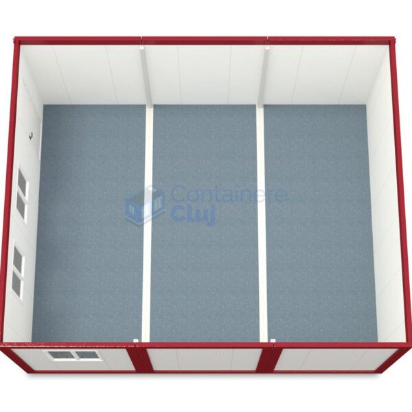 container modular cluj 6x72m rosu2