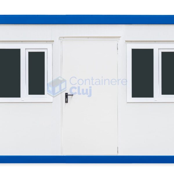 container santier cluj 4metri 2geamuri albastru
